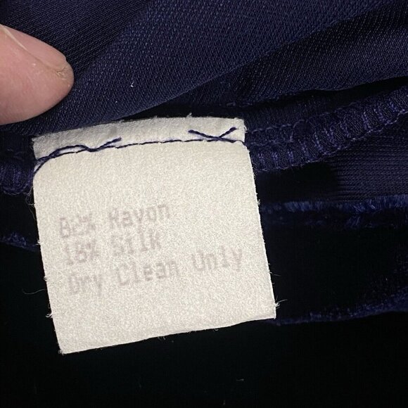 BRYAN EMERSON Women Velvet Button Front Cardigan Size OS Event Casual 93-10 - Picture 5 of 9